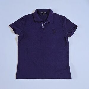 Ralph Lauren Black Label Pique Polo Sz L Purple